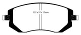 EBC 03-05 Subaru Impreza 2.0 Turbo WRX Bluestuff Front Brake Pads EBC Brake Pads - Racing  AXOPROS