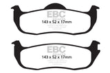 EBC 04-05 Infiniti QX56 5.6 Yellowstuff Rear Brake Pads EBC Brake Pads - Performance  AXOPROS