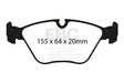 EBC 04-06 BMW X3 2.5 (E83) Yellowstuff Front Brake Pads EBC Brake Pads - Performance  AXOPROS