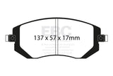 EBC 04-06 Saab 9-2X 2.0 Turbo Ultimax2 Front Brake Pads EBC Brake Pads - OE  AXOPROS