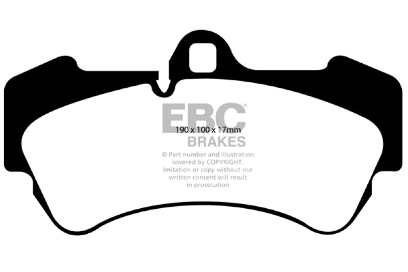 EBC 04-07 Porsche Cayenne 3.2 Redstuff Front Brake Pads EBC Brake Pads - Performance  AXOPROS