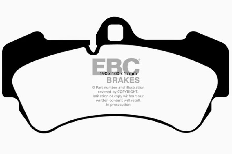 EBC 04-07 Porsche Cayenne 3.2 Redstuff Front Brake Pads EBC Brake Pads - Performance  AXOPROS