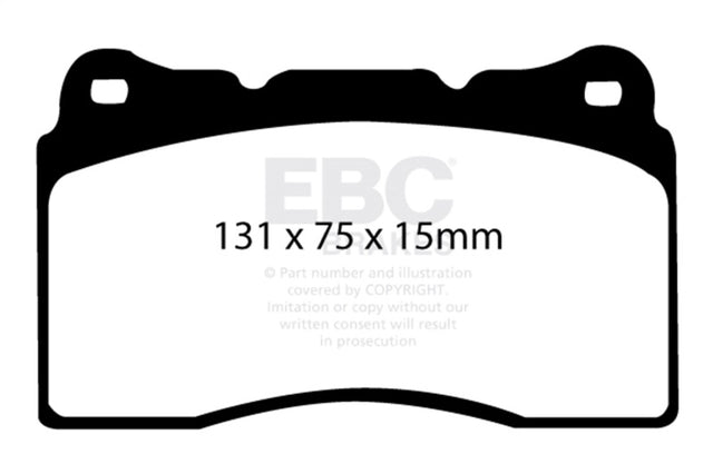 EBC 04-08 Acura TL 3.2 (Manual)(Brembo) Ultimax2 Front Brake Pads EBC Brake Pads - OE  AXOPROS