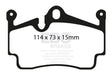 EBC 04-08 Porsche Boxster (Cast Iron Rotors only) 2.7 Yellowstuff Rear Brake Pads EBC Brake Pads - Performance  AXOPROS