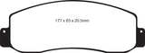 EBC 05-07 Ford F250 (inc Super Duty) 5.4 (2WD) Extra Duty Front Brake Pads EBC Brake Pads - Performance  AXOPROS