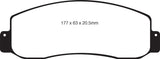 EBC 05-07 Ford F250 (inc Super Duty) 5.4 (2WD) Extra Duty Front Brake Pads EBC Brake Pads - Performance  AXOPROS
