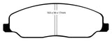 EBC 05-10 Ford Mustang 4.0 Bluestuff Front Brake Pads EBC Brake Pads - Racing  AXOPROS