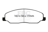 EBC 05-10 Ford Mustang 4.0 Bluestuff Front Brake Pads EBC Brake Pads - Racing  AXOPROS