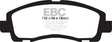 EBC 05-14 Honda Ridgeline 3.5 Greenstuff Front Brake Pads EBC Brake Pads - Performance  AXOPROS