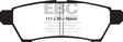 EBC 05+ Nissan Frontier 2.5 2WD Yellowstuff Rear Brake Pads EBC Brake Pads - Performance  AXOPROS