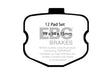 EBC 06-08 Chevrolet Corvette (C6) 7.0 (Z06) Bluestuff Front Brake Pads EBC Brake Pads - Racing  AXOPROS