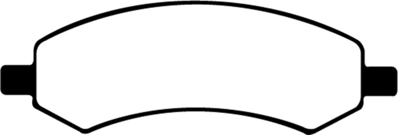EBC 06-09 Chrysler Aspen 4.7 Greenstuff Front Brake Pads EBC Brake Pads - Performance  AXOPROS