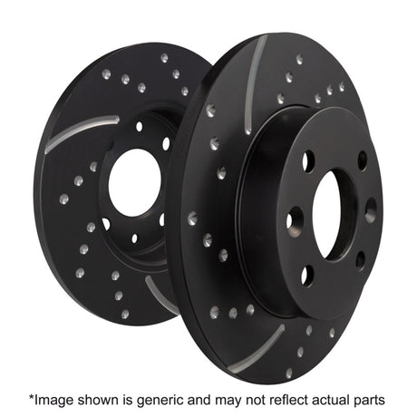 EBC 06-11 Acura CSX (Canada) 2.0 GD Sport Rear Rotors EBC Brake Rotors - Slot & Drilled  AXOPROS