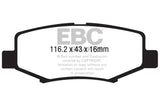 EBC 06-11 Dodge Nitro 3.7 Extra Duty Rear Brake Pads EBC Brake Pads - Performance  AXOPROS