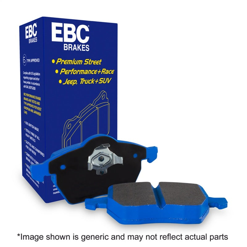 EBC 06-12 BMW 335i 3.0T (E90/E92/E93) Bluestuff Rear Brake Pads EBC Brake Pads - Racing  AXOPROS