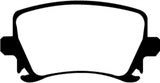 EBC 06-13 Audi A3 2.0 Turbo (Girling rear caliper) Greenstuff Rear Brake Pads EBC Brake Pads - Performance  AXOPROS