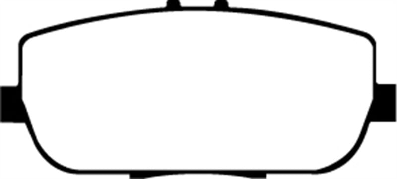 EBC 06-15 Mazda Miata MX5 2.0 Redstuff Rear Brake Pads EBC Brake Pads - Performance  AXOPROS