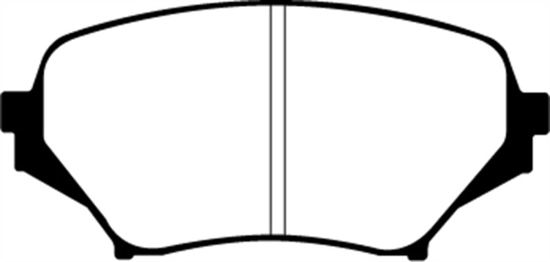 EBC 06-15 Mazda Miata MX5 2.0 Yellowstuff Front Brake Pads EBC Brake Pads - Performance  AXOPROS