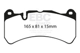 EBC 07-08 Ferrari 430 Scuderia 4.3 Bluestuff Front Brake Pads EBC Brake Pads - Racing  AXOPROS