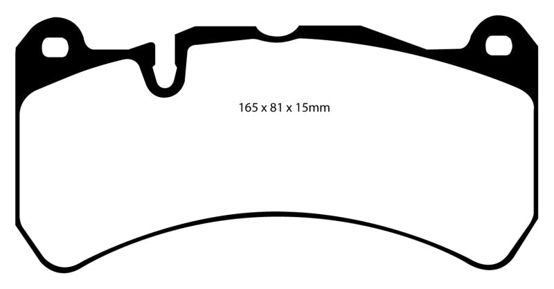 EBC 07-08 Ferrari 430 Scuderia 4.3 Bluestuff Front Brake Pads EBC Brake Pads - Racing  AXOPROS