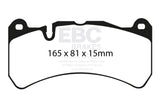 EBC 07-08 Ferrari 430 Scuderia 4.3 Yellowstuff Front Brake Pads EBC Brake Pads - Performance  AXOPROS