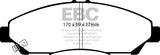 EBC 07-13 Acura MDX 3.7 Yellowstuff Front Brake Pads EBC Brake Pads - Performance  AXOPROS