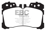 EBC 07+ Lexus LS460 4.6 Redstuff Front Brake Pads EBC Brake Pads - Performance  AXOPROS