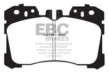EBC 07+ Lexus LS460 4.6 Redstuff Front Brake Pads EBC Brake Pads - Performance  AXOPROS
