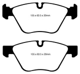 EBC 08-10 BMW 128 3.0 Yellowstuff Front Brake Pads EBC Brake Pads - Performance  AXOPROS