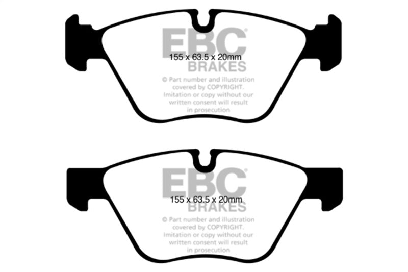 EBC 08-10 BMW 128 3.0 Yellowstuff Front Brake Pads EBC Brake Pads - Performance  AXOPROS