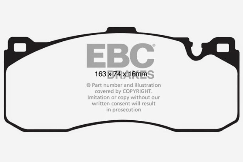 EBC 08-10 BMW 135 3.0 Twin Turbo Bluestuff Front Brake Pads EBC Brake Pads - Racing  AXOPROS