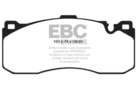 EBC 08-10 BMW 135 3.0 Twin Turbo Bluestuff Front Brake Pads EBC Brake Pads - Racing  AXOPROS