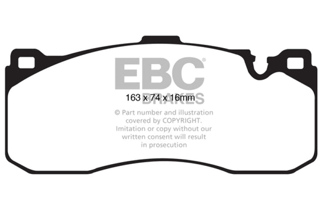 EBC 08-10 BMW 135 3.0 Twin Turbo Bluestuff Front Brake Pads EBC Brake Pads - Racing  AXOPROS