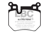 EBC 08-10 BMW 135 3.0 Twin Turbo Bluestuff Rear Brake Pads EBC Brake Pads - Racing  AXOPROS