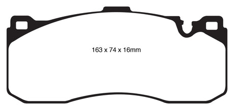 EBC 08-10 BMW 135 3.0 Twin Turbo Redstuff Front Brake Pads EBC Brake Pads - Performance  AXOPROS