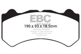 EBC 08-11 Nissan GT-R (R35) 3.8 Twin Turbo (Cast Iron Rotors) Yellowstuff Front Brake Pads EBC Brake Pads - Performance  AXOPROS