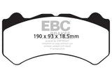 EBC 08-11 Nissan GT-R (R35) 3.8 Twin Turbo (Cast Iron Rotors) Yellowstuff Front Brake Pads EBC Brake Pads - Performance  AXOPROS