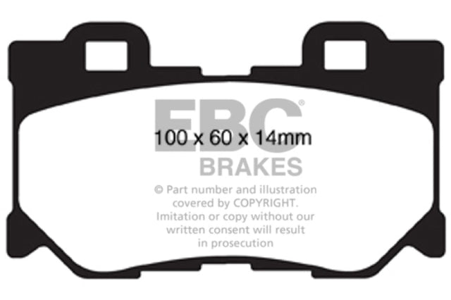 EBC 08-15 Infiniti G37 3.7 Bluestuff Rear Brake Pads EBC Brake Pads - Racing  AXOPROS
