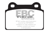 EBC 08-16 Mitsubishi Lancer Evo 10 2.0 Turbo (1 piece rotor) Bluestuff Rear Brake Pads EBC Brake Pads - Racing  AXOPROS