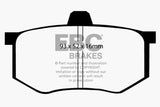 EBC 08-16 Mitsubishi Lancer Evo 10 2.0 Turbo (1 piece rotor) Ultimax2 Rear Brake Pads EBC Brake Pads - OE  AXOPROS