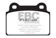 EBC 08-16 Mitsubishi Lancer Evo 10 2.0 Turbo (1 piece rotor) Yellowstuff Rear Brake Pads EBC Brake Pads - Performance  AXOPROS