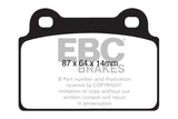 EBC 08-16 Mitsubishi Lancer Evo 10 2.0 Turbo (1 piece rotor) Yellowstuff Rear Brake Pads EBC Brake Pads - Performance  AXOPROS