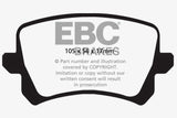 EBC 08-17 Volkswagen Passat CC Yellowstuff Rear Brake Pads EBC Brake Pads - Performance  AXOPROS