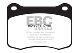 EBC 08+ Lexus IS-F 5.0 Yellowstuff Rear Brake Pads EBC Brake Pads - Performance  AXOPROS