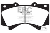 EBC 08+ Lexus LX570 5.7 Greenstuff Front Brake Pads EBC Brake Pads - Performance  AXOPROS