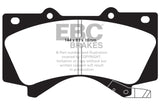 EBC 08+ Lexus LX570 5.7 Yellowstuff Front Brake Pads EBC Brake Pads - Performance  AXOPROS