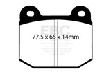 EBC 08+ Lotus 2-Eleven 1.8 Supercharged Redstuff Front Brake Pads EBC Brake Pads - Performance  AXOPROS