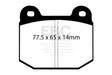 EBC 08+ Lotus 2-Eleven 1.8 Supercharged Yellowstuff Front Brake Pads EBC Brake Pads - Performance  AXOPROS