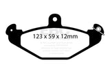 EBC 08+ Lotus 2-Eleven 1.8 Supercharged Yellowstuff Rear Brake Pads EBC Brake Pads - Performance  AXOPROS
