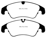 EBC 09-11 Audi A4 2.0 Turbo Greenstuff Front Brake Pads EBC Brake Pads - Performance  AXOPROS